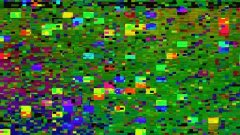 Glitch Distortion Background 4K Seamless — VJ Overlay Asset Stock Footage 329832698
