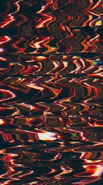 Glitch distortion twisted pattern signal error Stock Illustration