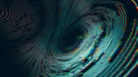 Glitch effect abstract background. Distortion, seamless texture, random Stock Illustration