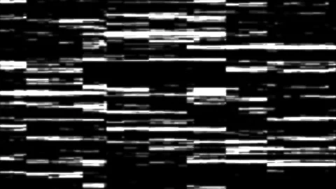 Glitch effect animation with black and white. Glitch effect abstract digita.. Stock Footage 337134163