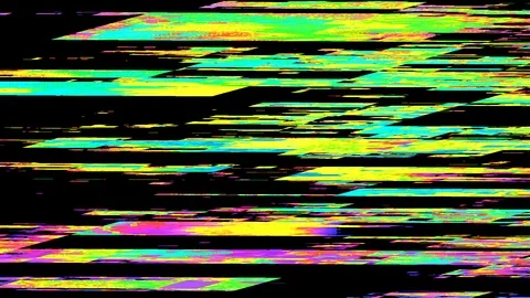 Glitch effect animation Stock Footage 89347273