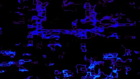 Glitch Effect Animation Video Abstract Data Corruption Stock Footage 297586331