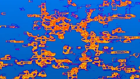 Glitch Effect Animation Video Glitch Art Current Video stock 297589087
