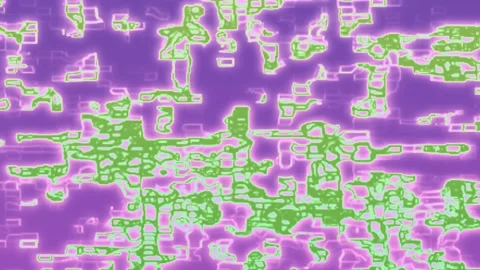 Glitch Effect Animation Video Techno Breakdown Animation Stock Footage 297585117