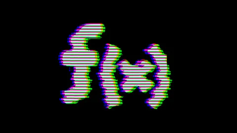 From the Glitch effect arises function symbol. Then the TV turns off. Alpha Stock Footage 132315909