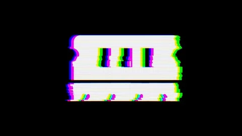 From the Glitch effect arises memory sym... | Stock Video | Pond5