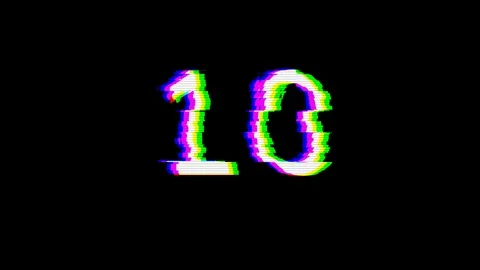 Tv Number Ten Stock Videos Royalty Free HD 4K Videos