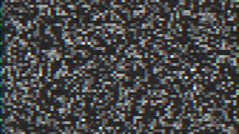 Glitch effect of a broken TV. Video for visual effects and for use as a Stock Footage 281030381