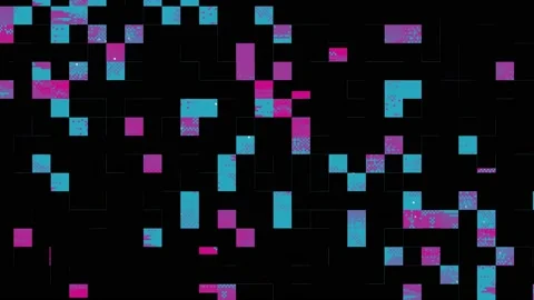 Glitch Effect. Digital Animation. Damage Pixel Noise Error Stock-Footage 158173949
