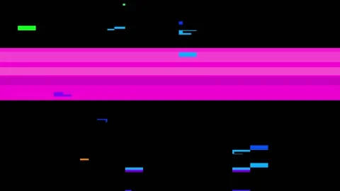 Glitch effect. Digital pixel color noise glitch effect. The problems of the 스톡 동영상 148110140