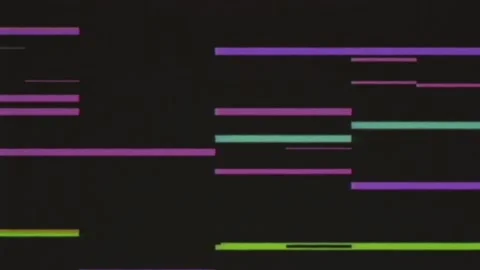 Glitch effect. Digital pixel color noise glitch effect and VHS effect. The Stock Footage 148210651