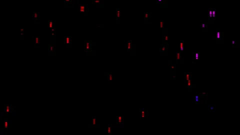 Glitch effect. Digital pixelated color noise glitch effect. Issues with video Video stock 245369990