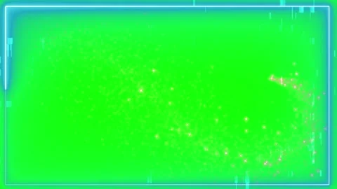 Glitch effect green screen background with perfect professional motion graphics 動画素材 345217654