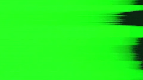 Glitch Effect Green Screen Transition Retro TV Static Distortion Overlay Vidéo 336450824