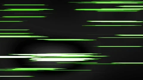 Glitch Effect Horizontal White Green Lines Abstract Background Stock Footage 317533430