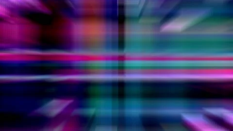 Glitch Effect Light Pattern Seamless Techno VJ Loop Stock Footage 218335695
