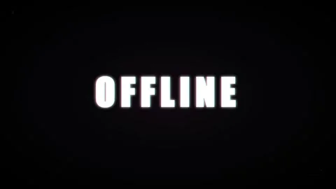Glitch effect offline screen text animation with chromatic aberration and d.. Stock Footage 337565359