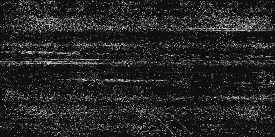 Glitch effect pattern with white static noise Stock Illustration