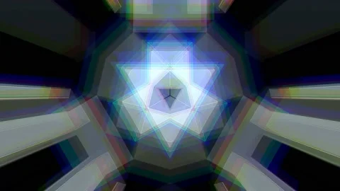 Glitch Effect Pixel Geometric Pattern Background Loop Video Stock Footage 162633614