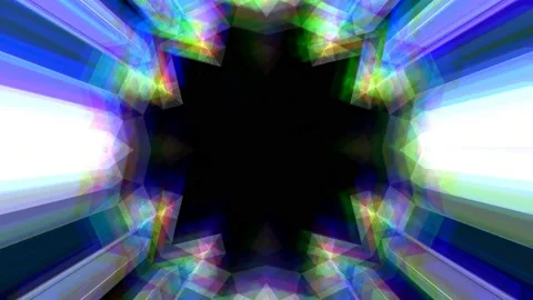 Glitch Effect Pixel Geometric Pattern Background Loop Video Stock Footage 162636171