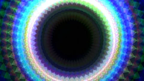 Glitch Effect Pixel Geometric Pattern Background Loop Video Stock Footage 162636318