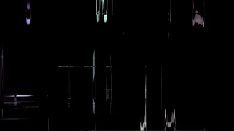 Glitch Effect Pixel Storm: Abstract Grids &amp; Color Explosions Stock Footage 296467150