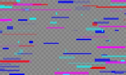 Glitch effect vector abstract background Stock Illustration