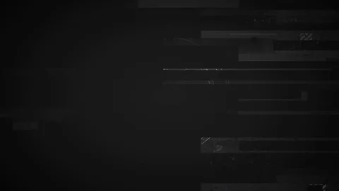 Glitch Electro Logo After Effects stock