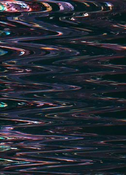 Glitch error digital pixel noise steel blue maroon Illustrazione stock