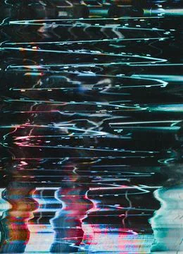 Glitch error digital pixel noise steel blue maroon Stock Photos