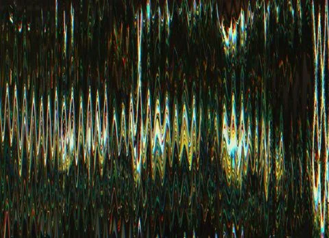 Glitch error digital pixel noise steel blue maroon 写真素材