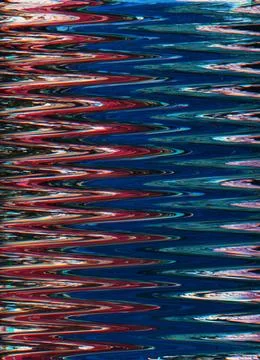 Glitch error static noise striped pattern Stockfoto's