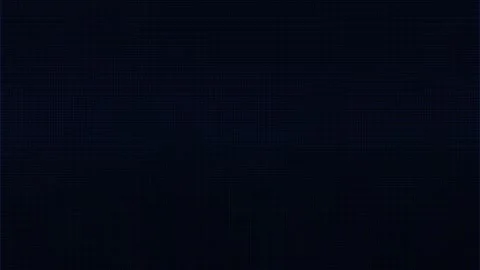 Glitch with fast moving geometric blue pixelated shapes Stock Footage 276606571