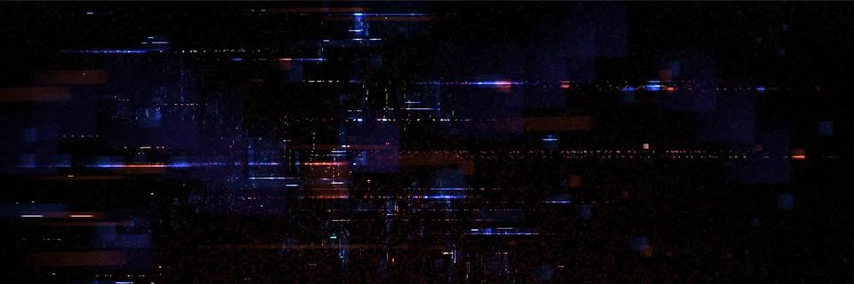 Glitch game effect tv screen with pixel texture Stock Illustration