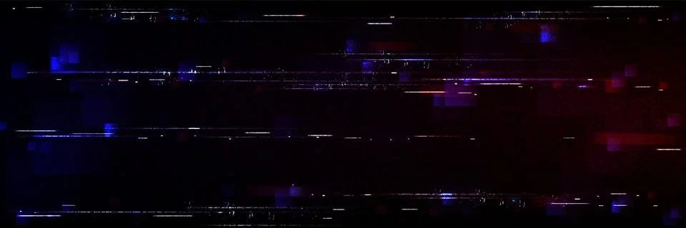 Glitch game effect tv screen with pixel texture Stock Illustration