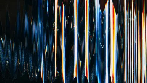 Glitch glow blurred background distortion noise Stock Illustration