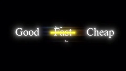 Glitch good fast cheap concept able to loop endless Video stock 260235510