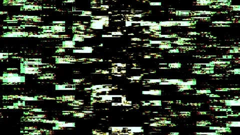 Glitch green background. Abstract screen with noise effect. Stock Footage 318588566