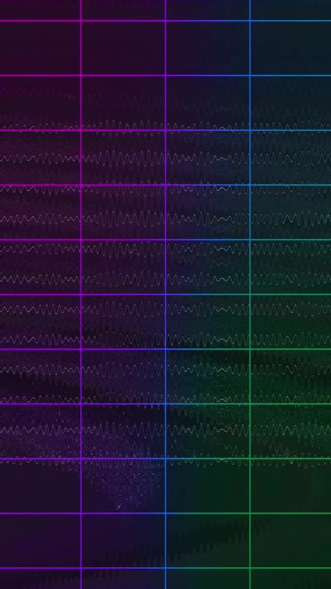 Glitch Grid Stock Footage 209718636