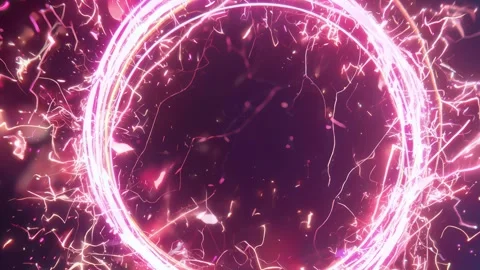 Glitch-heavy display system with signal flickers and flow lines Stock Footage 309545822