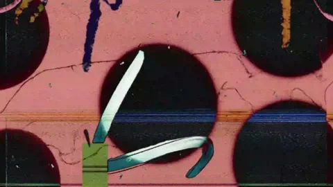 Glitch Interference Background for Music Promos Video stock 305284907