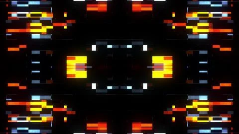 Glitch interference screen background illustration new digital technology Stock Illustration