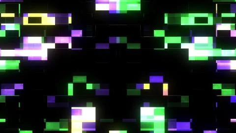 Glitch interference screen background illustration new digital technology Illustrazione stock