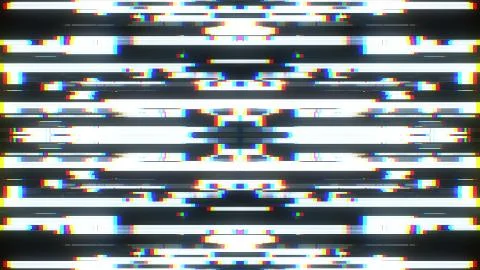 Glitch interference screen background illustration new digital technology Stock Illustration
