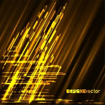 Glitch light gold surface background Stock Illustration