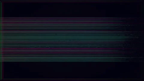 Glitch line border with dark copy space, digital stop motion animation fram.. Stock Footage 342044952