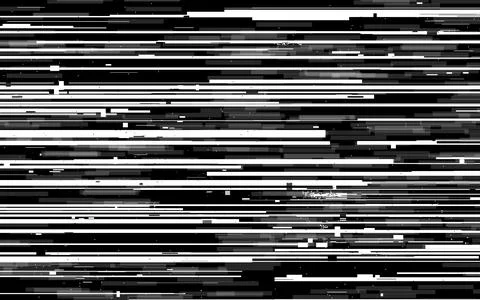 Glitch lines texture. VHS analog distortion. White and black horizontal lines Stock Illustration