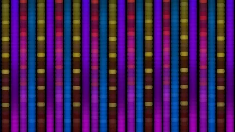 Glitch lines VJ loop Stock Footage