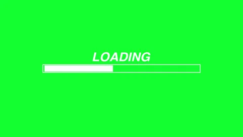 Glitch loading green background Video stock 311722479