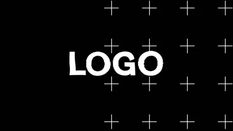 Glitch Logo 3 in 1 After Effects stock